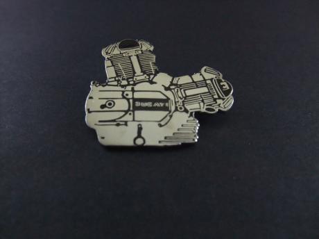 Ducati motorblok zilverkleurig